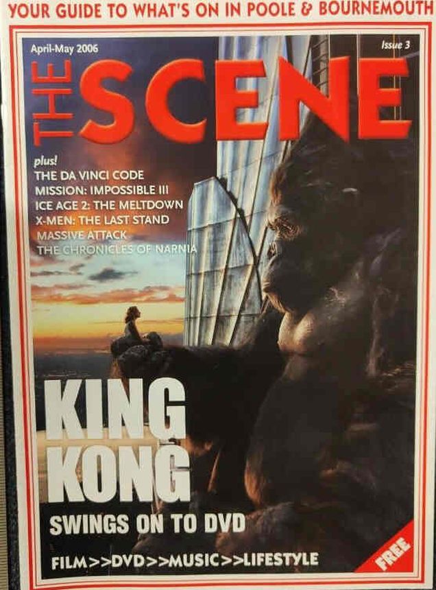 SCENE | THE magazine side cover Issue 3  April/May 2006