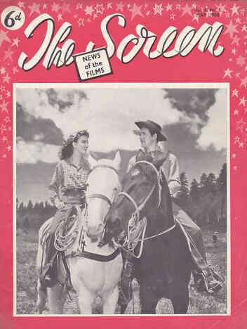 SCREEN | THE magazine side cover  Vol 9 # 5 May 1950