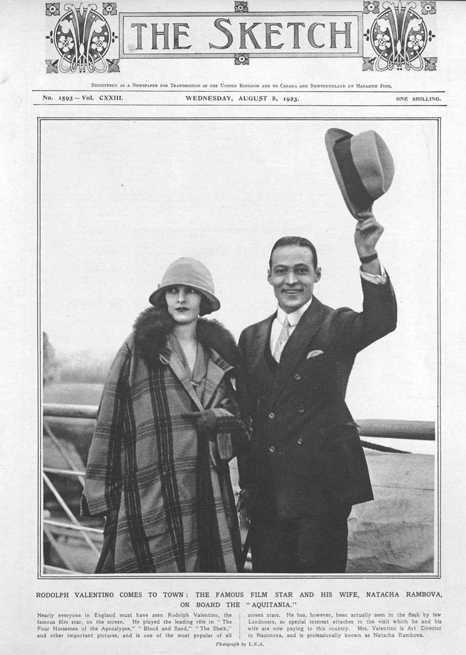 SKETCH magazine side cover Issue 1593 8 August 1923
