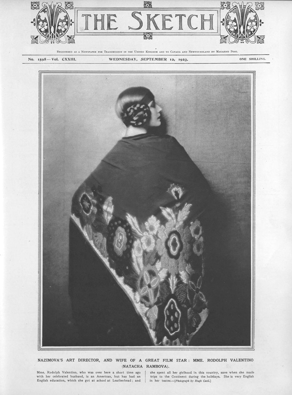 SKETCH magazine side cover Issue 1598 12 September 1923
