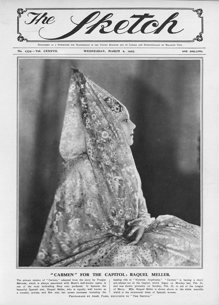 SKETCH magazine side cover Issue 1779 2 March 1927