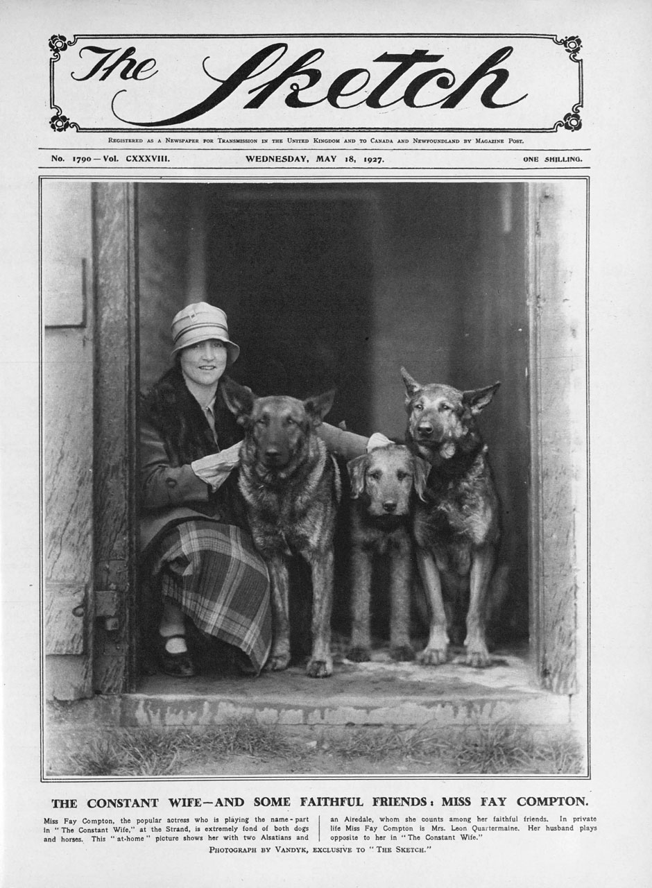 SKETCH magazine side cover Issue 1790 18 May 1927
