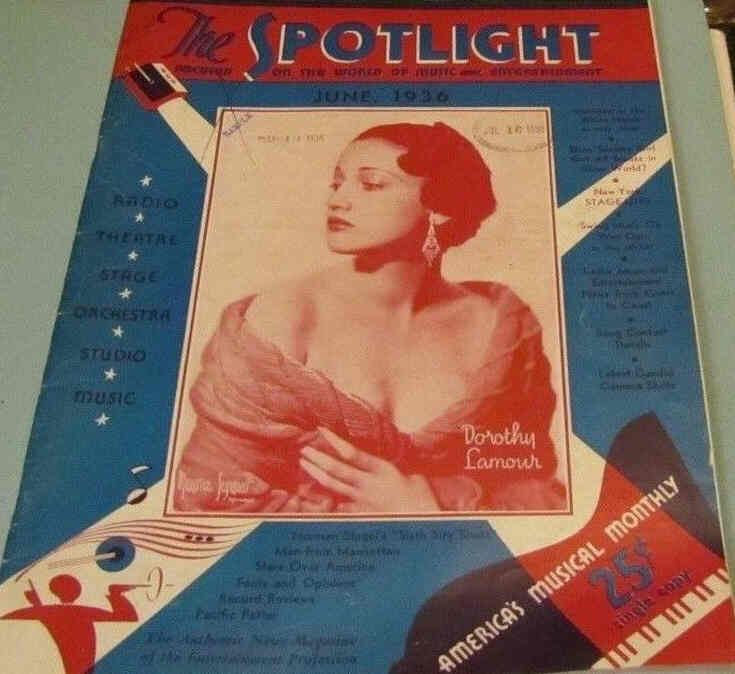 SPOTLIGHT|THE magazine side cover  June 1936