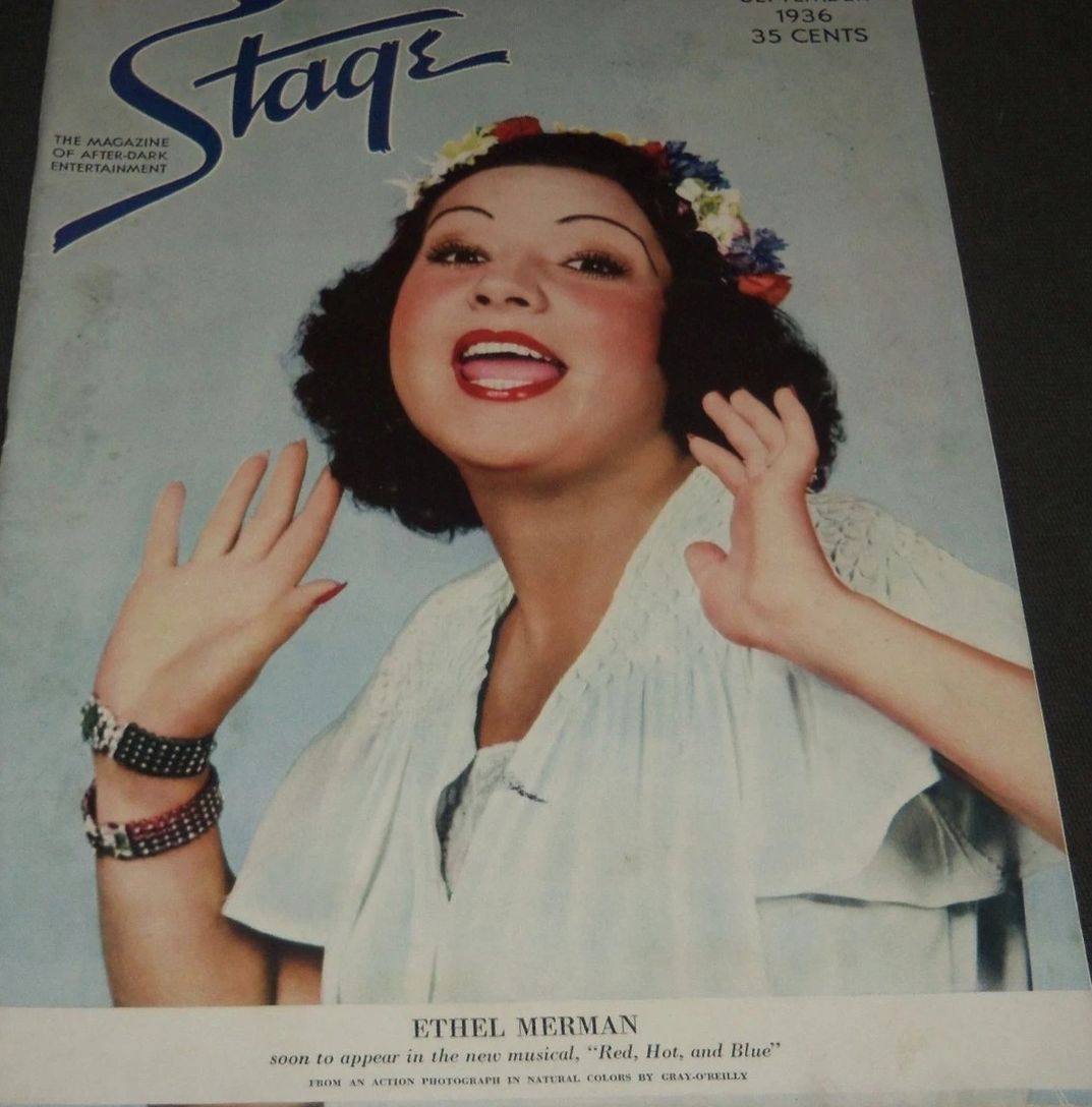 STAGE magazine side cover  September 1936