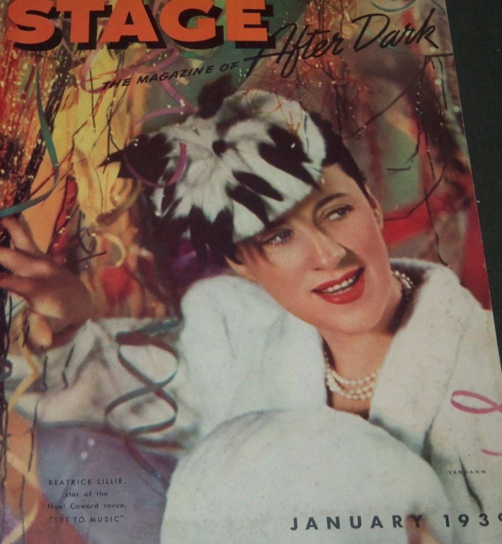 STAGE magazine side cover  January 1939