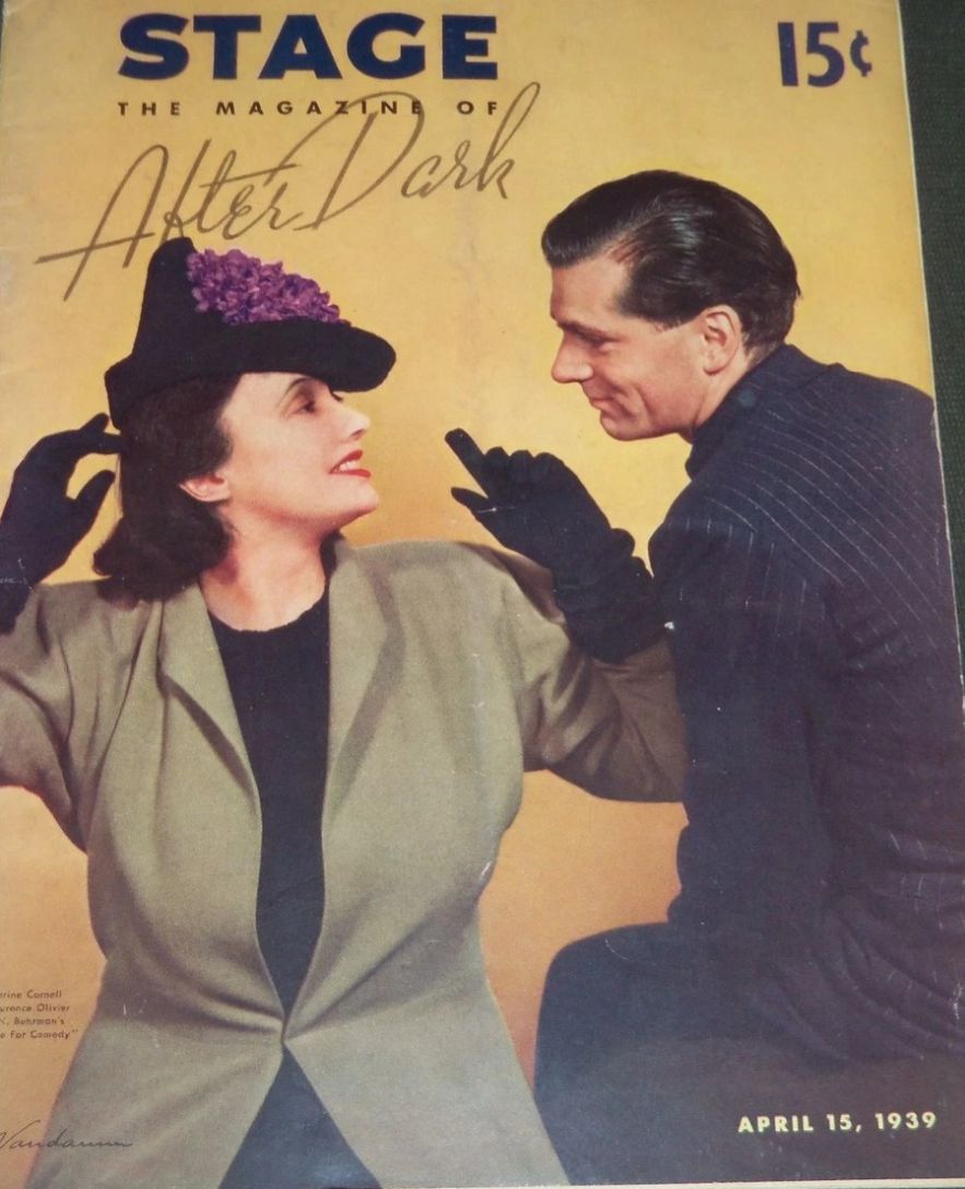 STAGE magazine side cover 15 April 1939