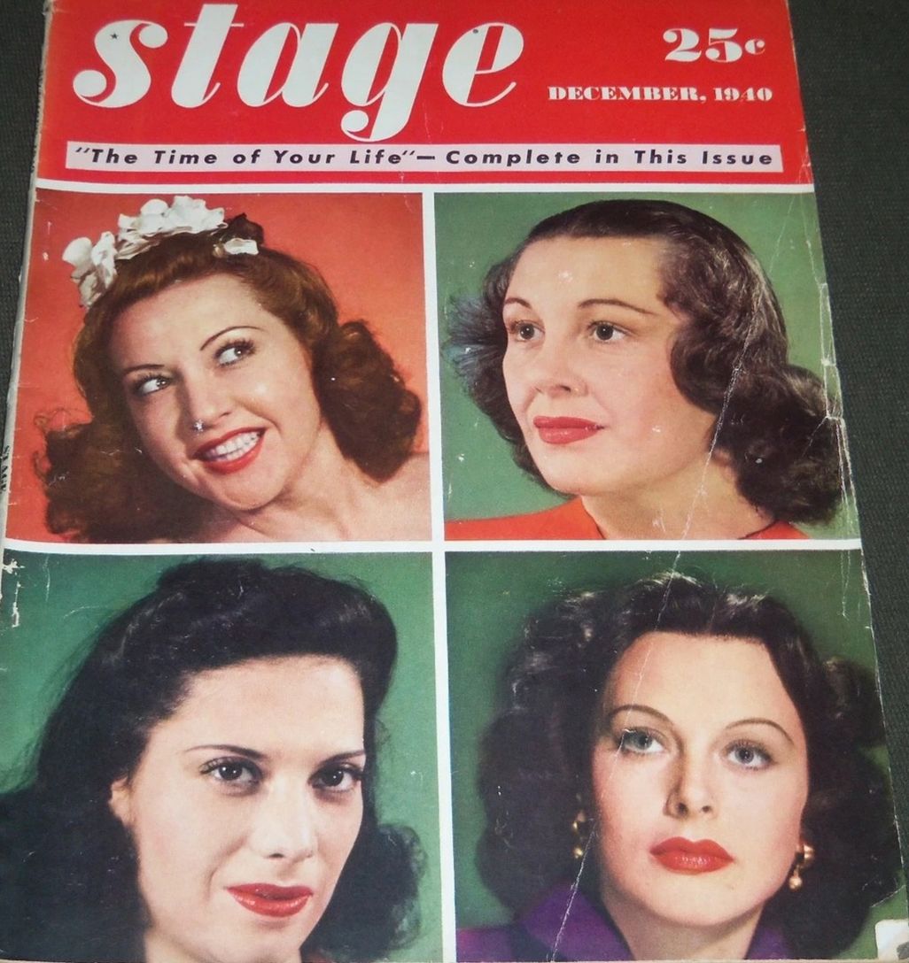 STAGE magazine side cover  December 1940