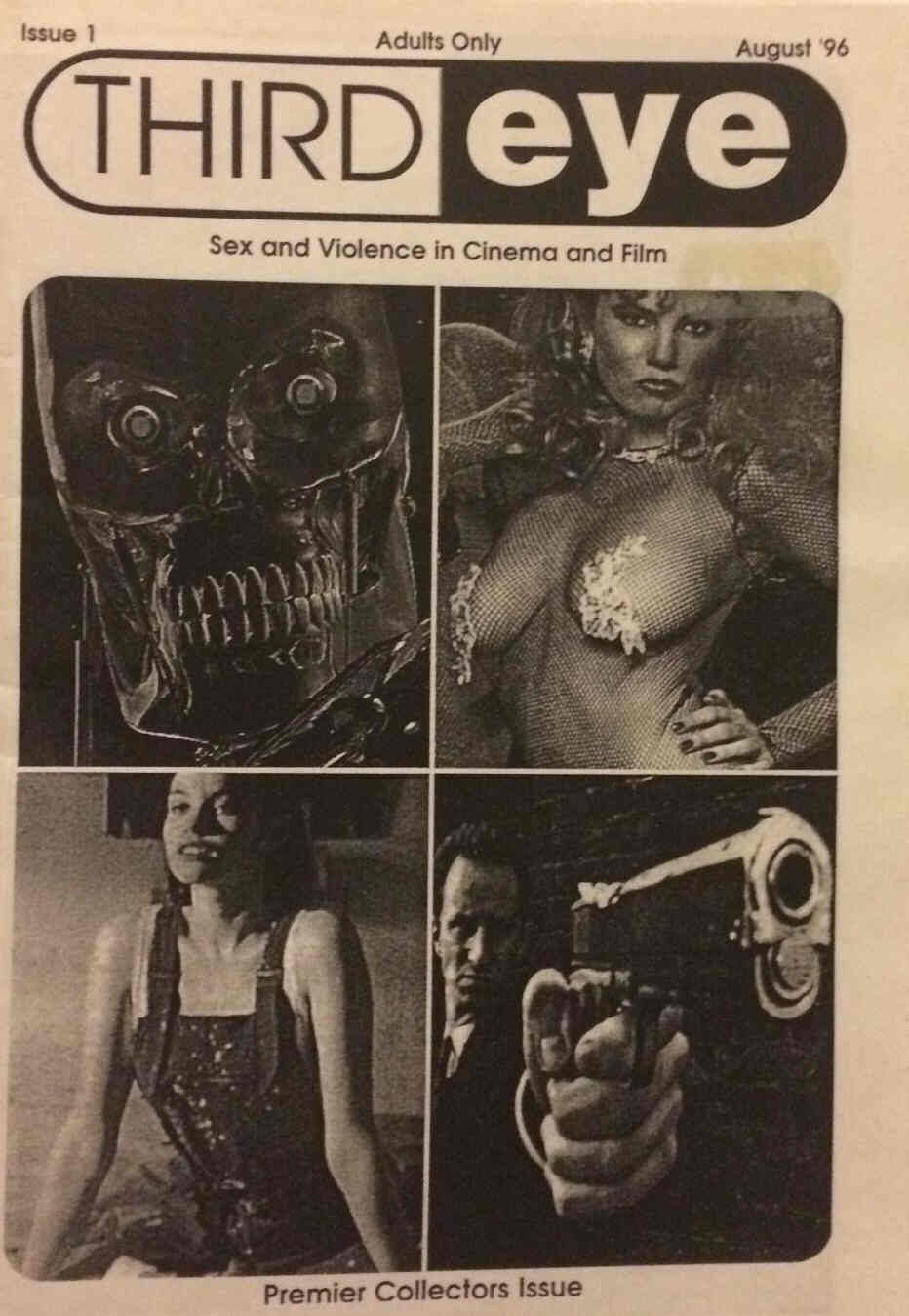 THIRD EYE magazine side cover Issue 1 August 1996