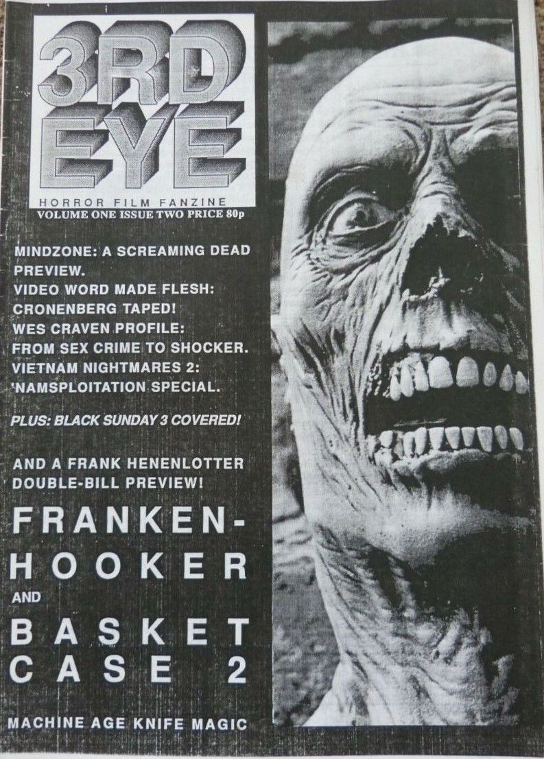 3RD EYE magazine side cover Issue 2   1991