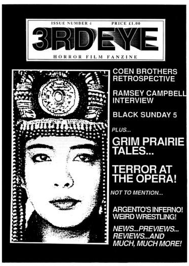 3RD EYE magazine side cover Issue 4   1993