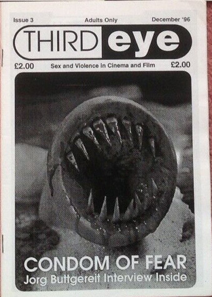 THIRD EYE magazine side cover Issue 3  December 1996