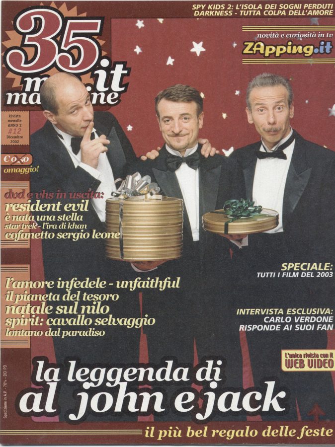 35MM IT MAGAZINE magazine side cover Issue 12 December 2002