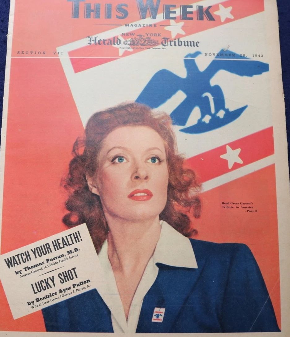THIS WEEK MAGAZINE magazine side cover 28 November 1943