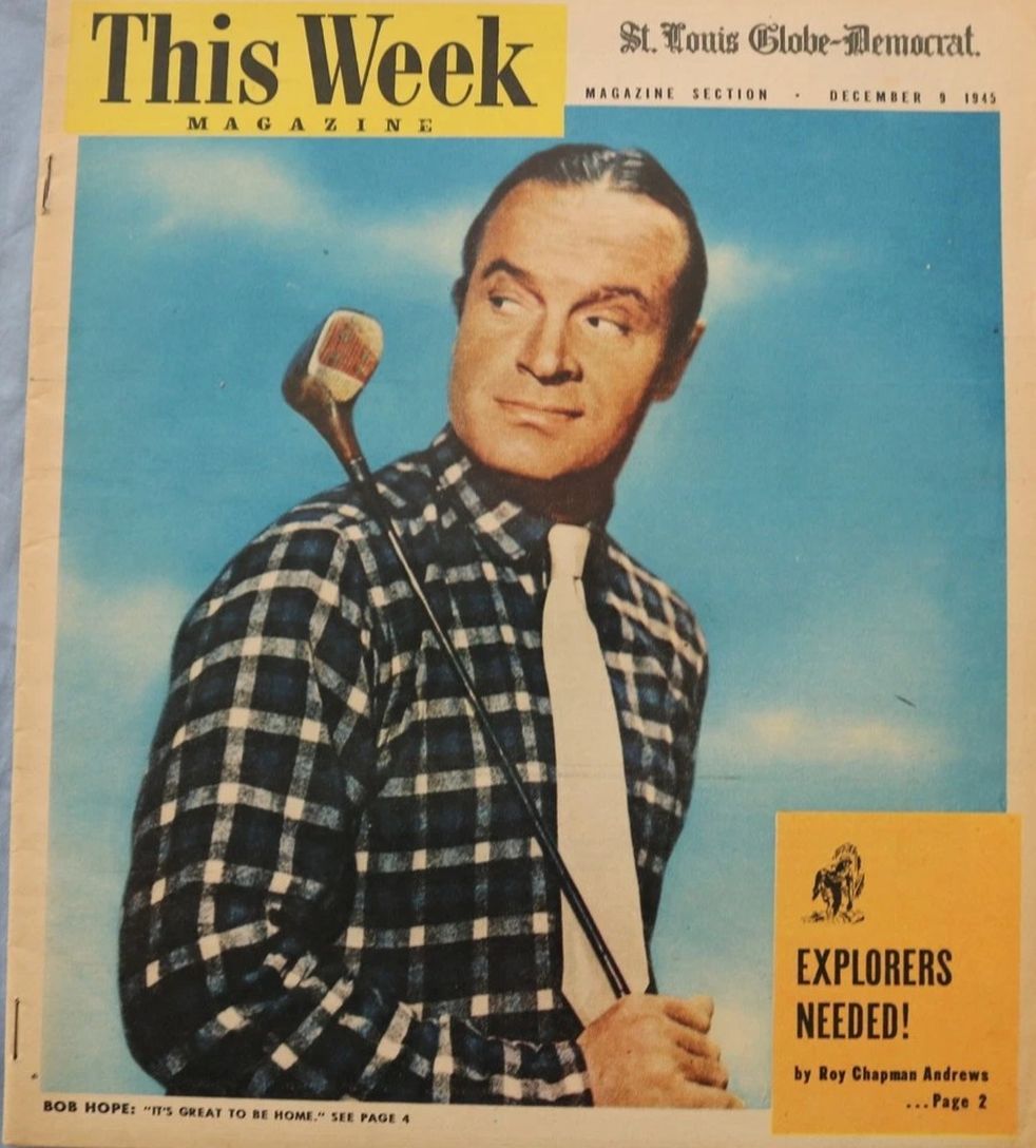 THIS WEEK MAGAZINE magazine side cover 9 December 1945