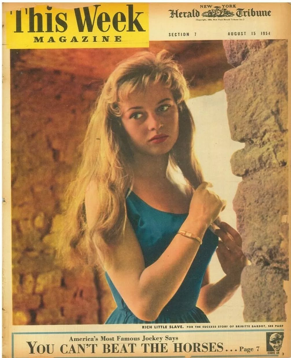 THIS WEEK MAGAZINE magazine side cover 15 August 1954