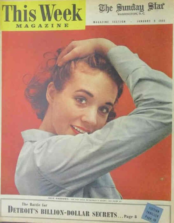 THIS WEEK MAGAZINE magazine side cover 9 January 1955