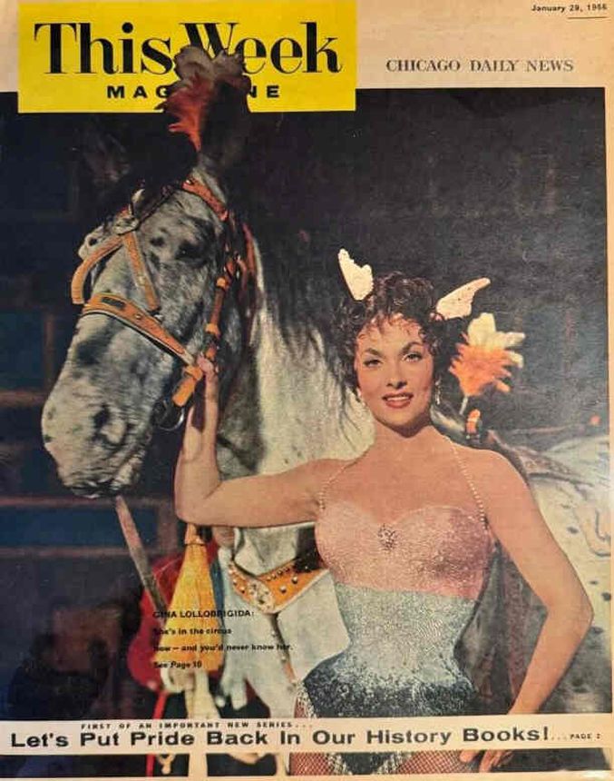 THIS WEEK MAGAZINE magazine side cover 29 January 1956