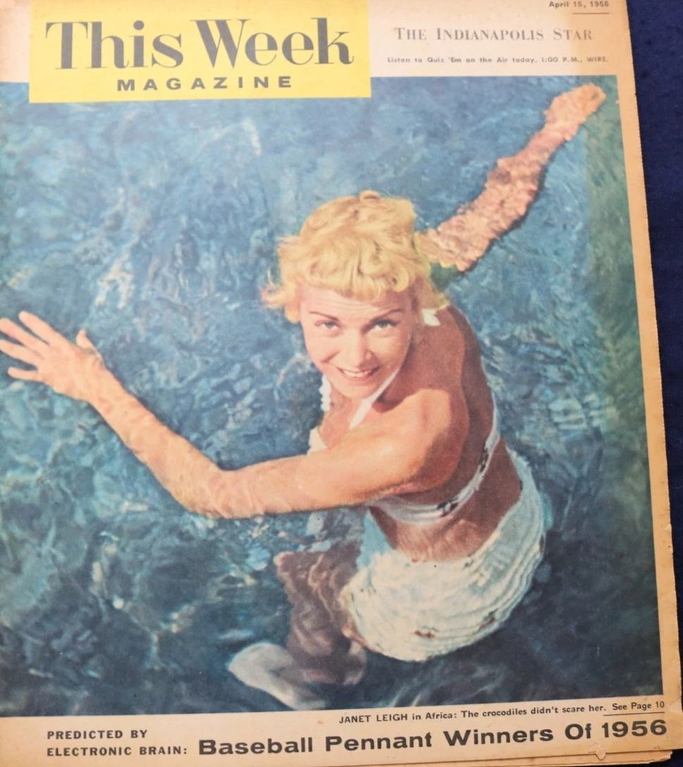 THIS WEEK MAGAZINE magazine side cover 15 April 1956