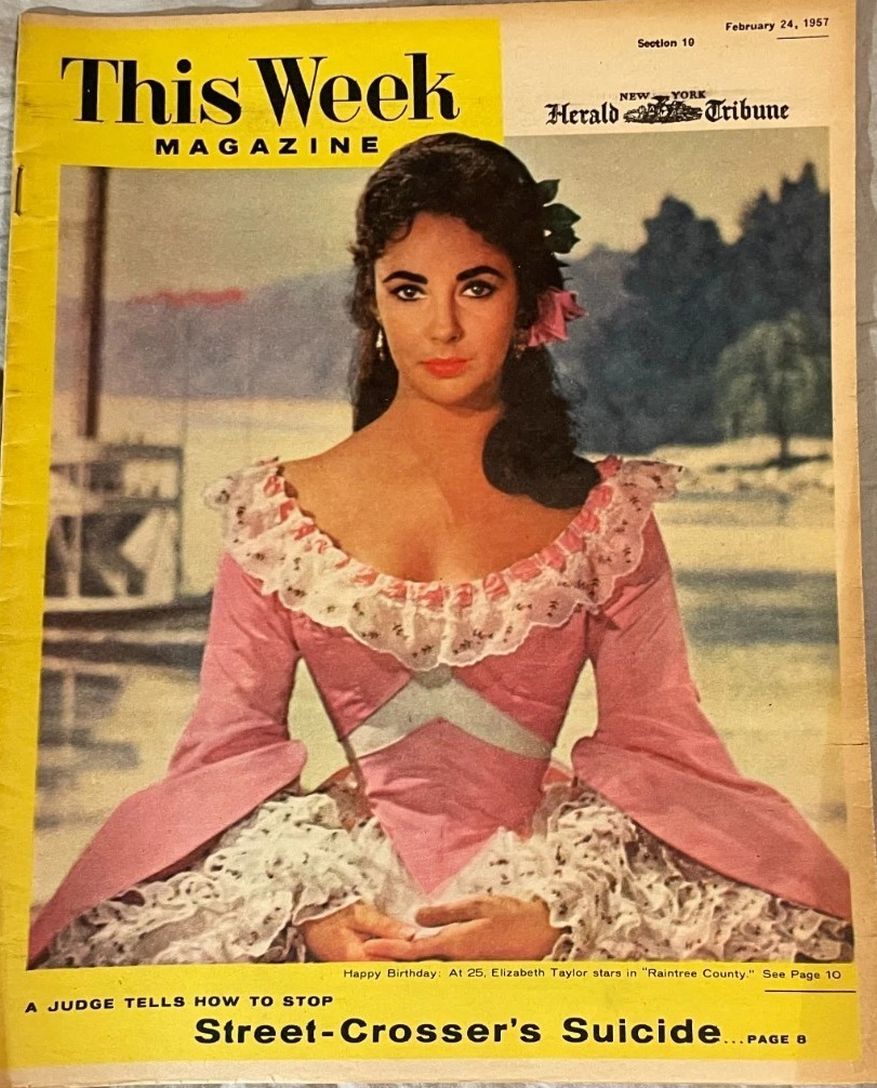 THIS WEEK MAGAZINE magazine side cover 24 February 1957