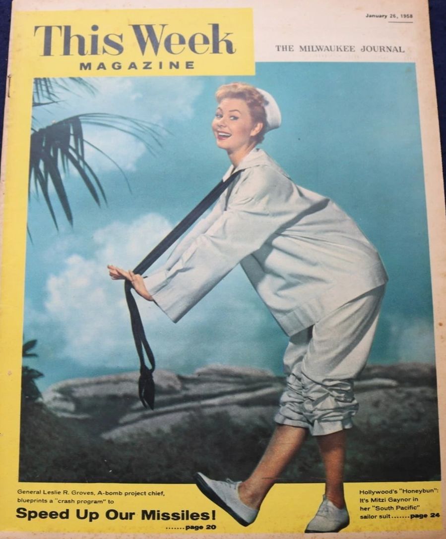 THIS WEEK MAGAZINE magazine side cover 26 January 1958