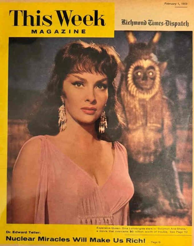 THIS WEEK MAGAZINE magazine side cover 1 February 1959