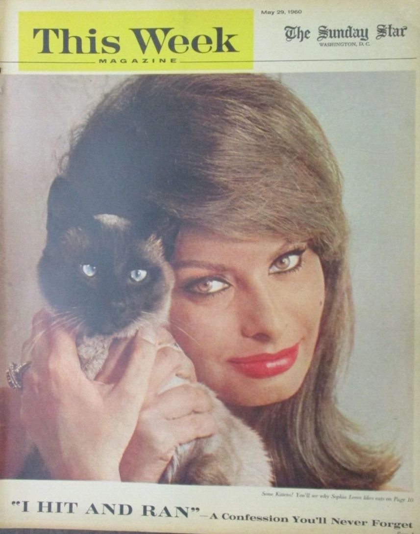 THIS WEEK MAGAZINE magazine side cover 29 May 1960