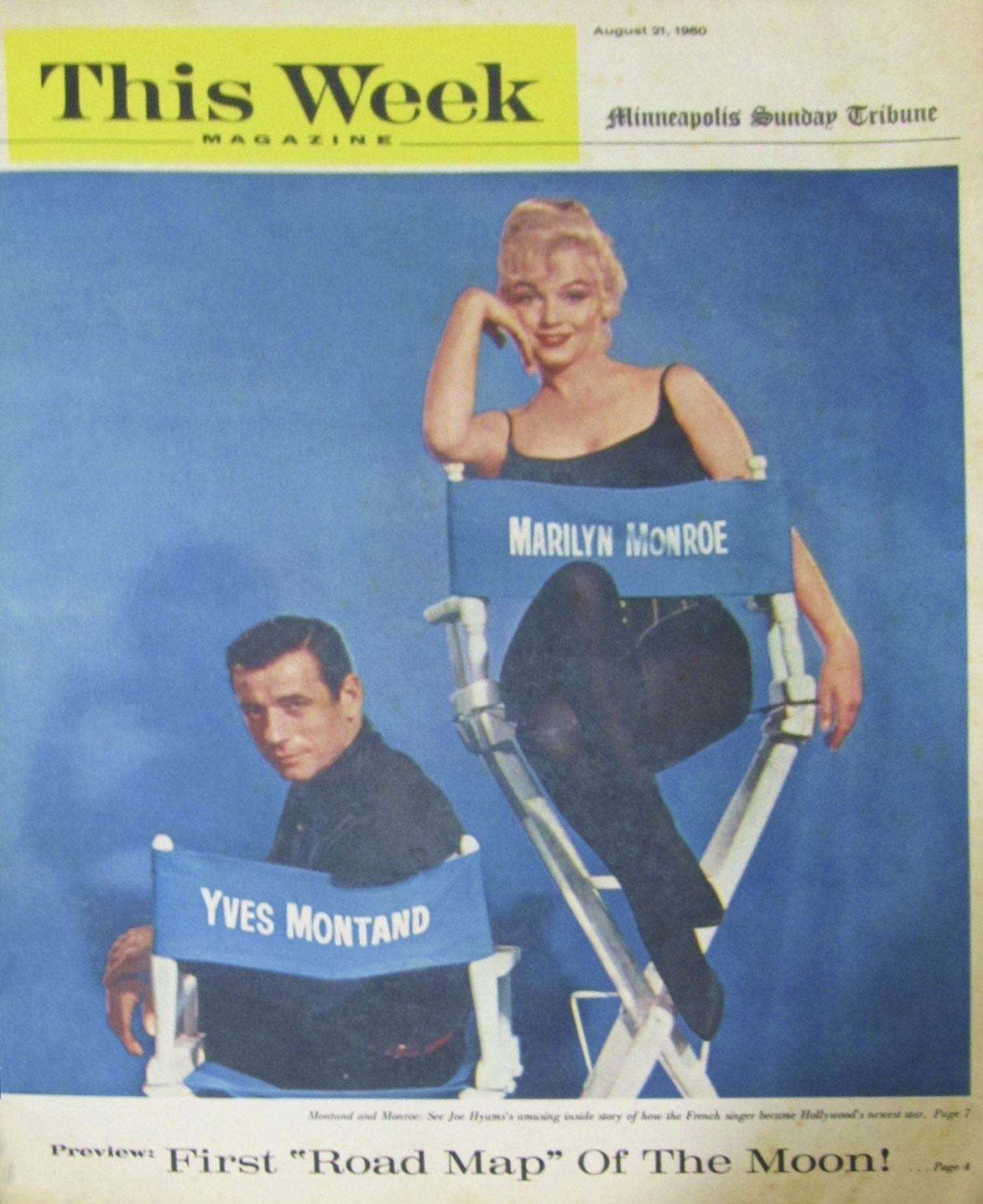 THIS WEEK MAGAZINE magazine side cover 21 August 1960
