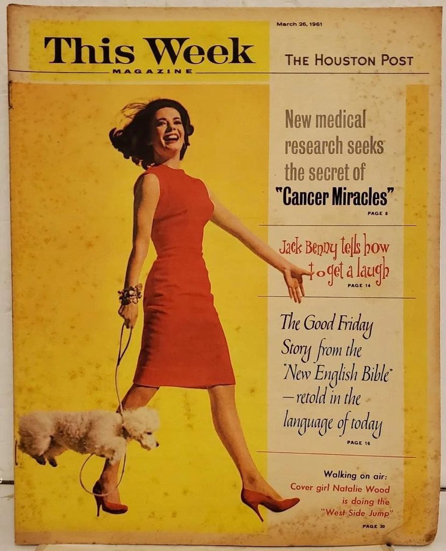 THIS WEEK MAGAZINE magazine side cover 26 March 1961