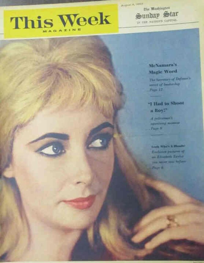 THIS WEEK MAGAZINE magazine side cover 4 August 1963