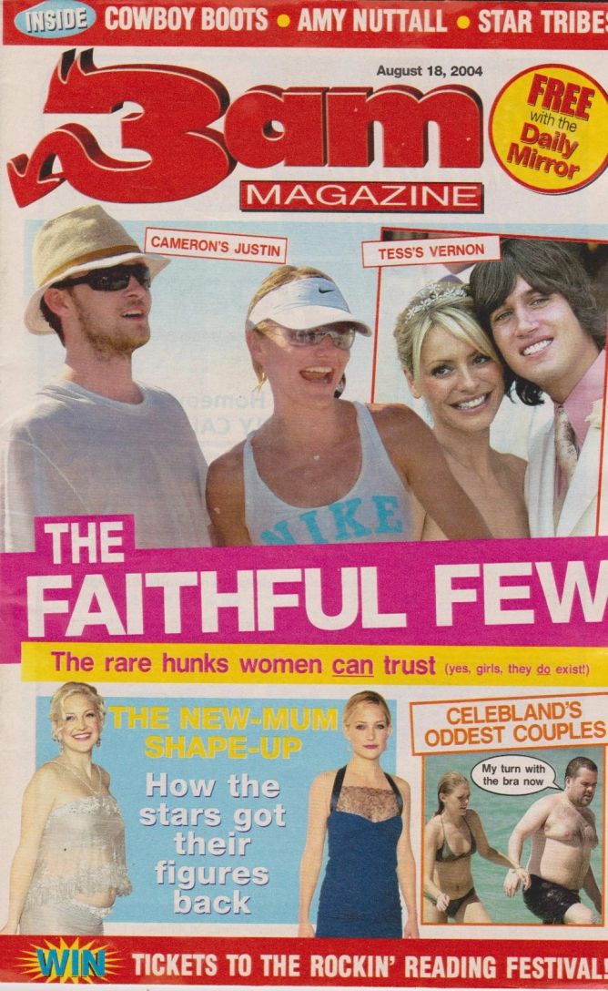 3AM magazine side cover 18 August 2004