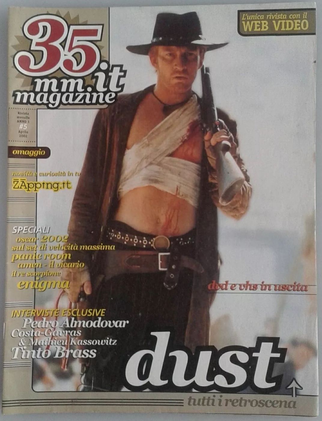 35MM IT MAGAZINE magazine side cover Issue 5  April 2002
