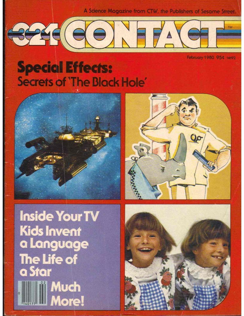 THREE TWO ONE CONTACT magazine side cover  February 1980