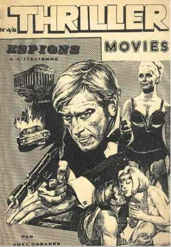 THRILLER MOVIES magazine side cover Issue 4-5  1981