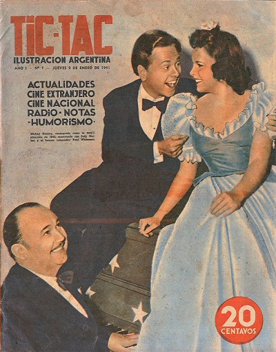 TIC-TAC magazine side cover Issue 7 9 January 1941