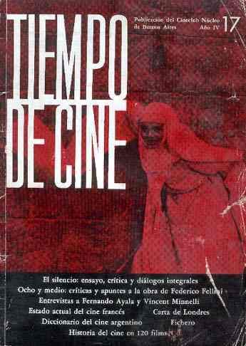 TIEMPO DE CINE magazine side cover Issue 17 March/April 1964