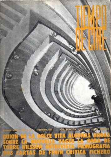 TIEMPO DE CINE magazine side cover Issue 3 October 1960