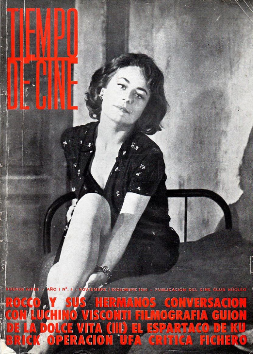 TIEMPO DE CINE magazine side cover Issue 4 December 1960
