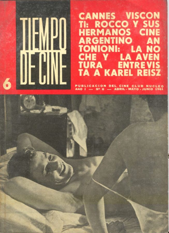TIEMPO DE CINE magazine side cover Issue 6 April/May/June 1961