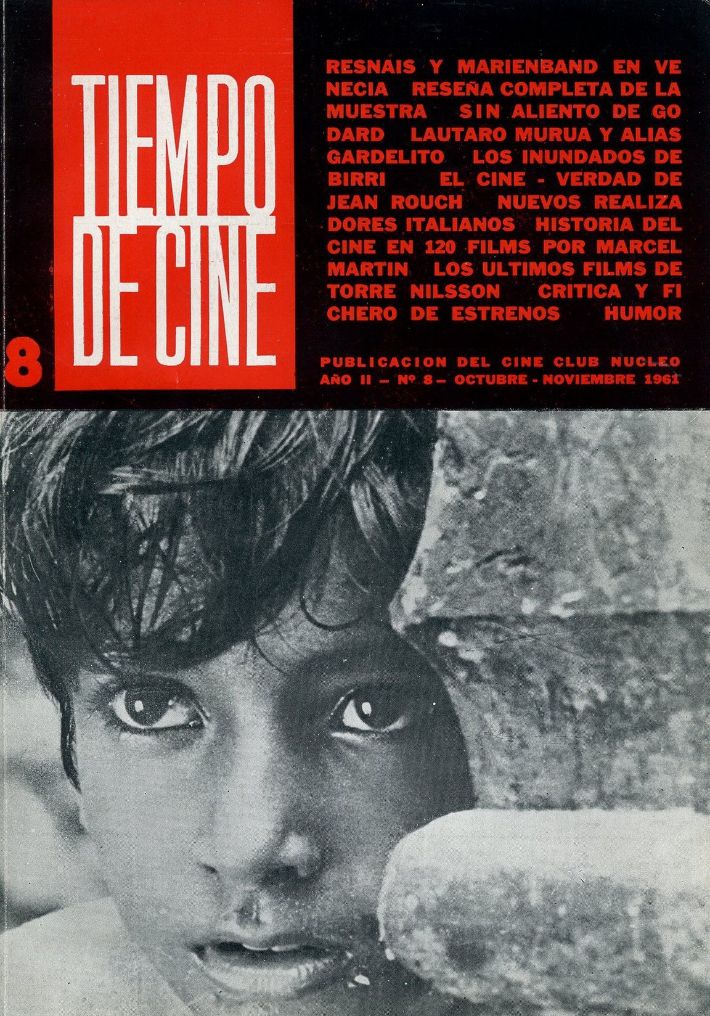 TIEMPO DE CINE magazine side cover Issue 8  1961
