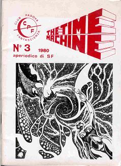 TIME MACHINE magazine side cover Issue 3  1980