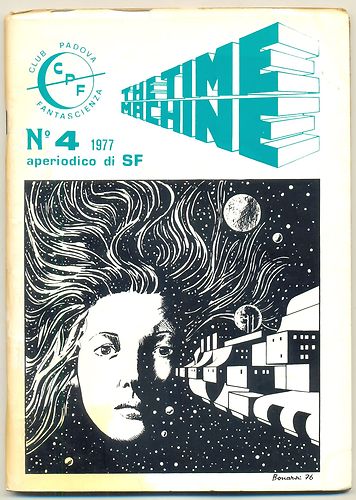 TIME MACHINE magazine side cover Issue 4  1977