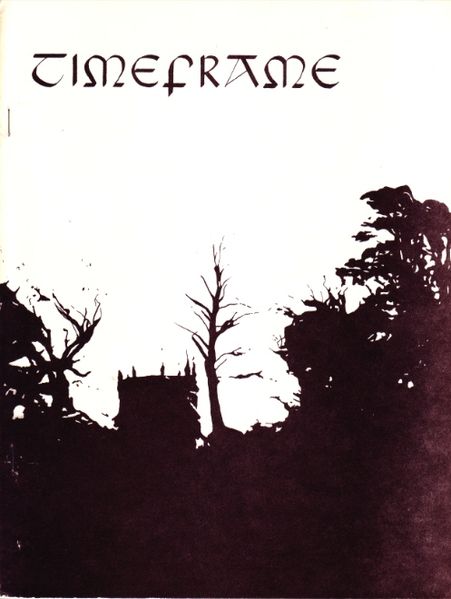 TIMEFRAME magazine side cover Issue 1 March 1979