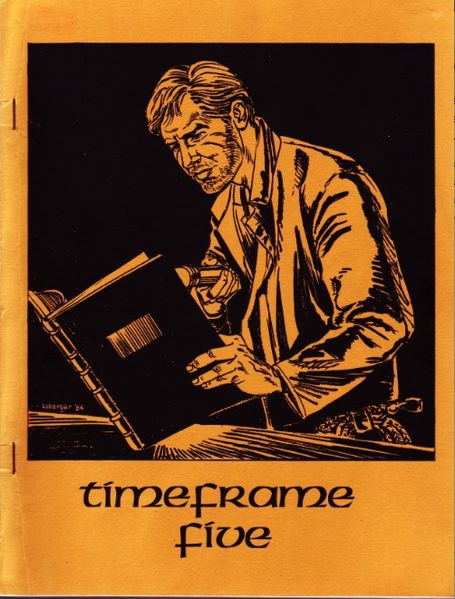 TIMEFRAME magazine side cover Issue 5 May 1984