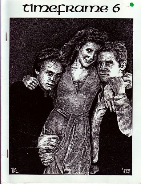 TIMEFRAME magazine side cover Issue 6 May 1985