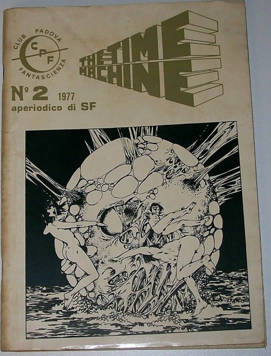 TIME MACHINE magazine side cover Issue 2  1977