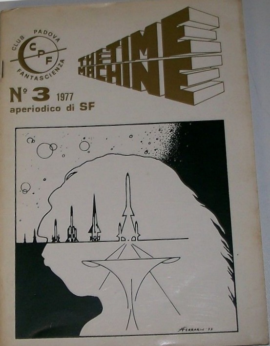 TIME MACHINE magazine side cover Issue 3  1977