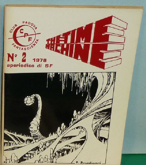 TIME MACHINE magazine side cover Issue 2  1978