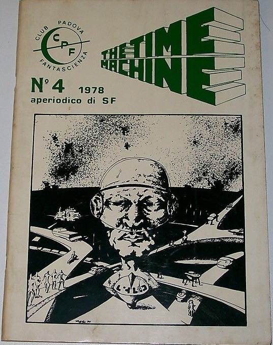 TIME MACHINE magazine side cover Issue 4  1978