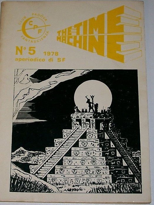 TIME MACHINE magazine side cover Issue 5  1978