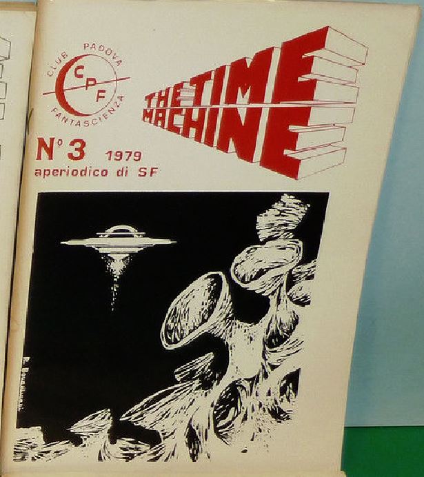 TIME MACHINE magazine side cover Issue 3  1979